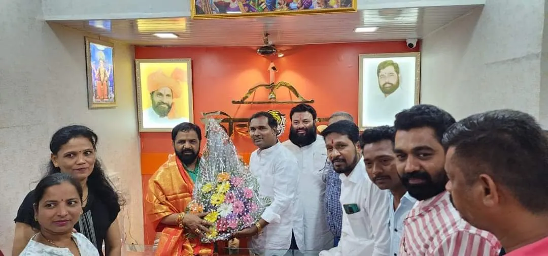 The Global Times | आमदार भरत गोगावले यांनी शिवसेना महाड शिवडी कार्यालयाला...