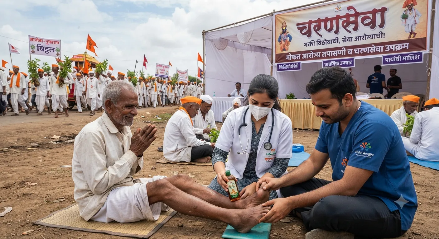The Global Times | आजपासून वारकऱ्यांच्या 'चरण सेवेला' प्रारंभ भक्ती...