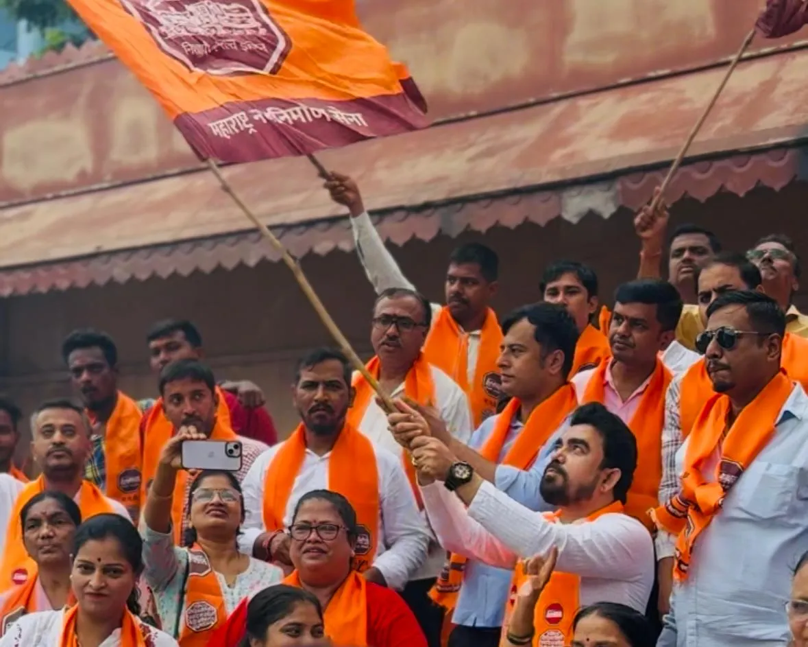 The Global Times | *मनसेचा वाशी मध्ये जल्लोष..